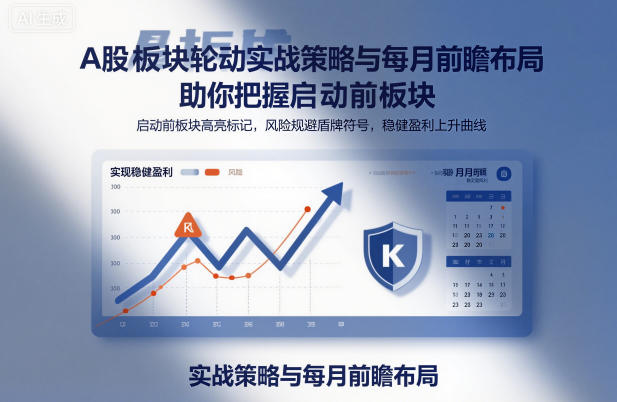 A股板块轮动实战策略与每月前瞻布局,助你把握启动前板块,规避风险,实现稳健盈利-伯乐项目网
